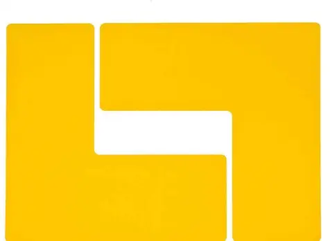 MARCA TOUGHSTRIPE® DE PISO ''L'' PARA ESQUINAS 