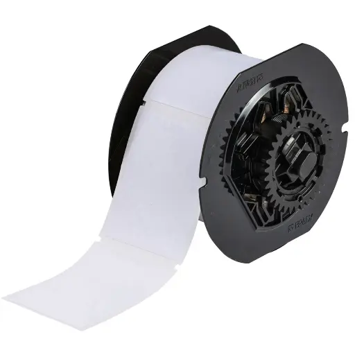 [BRA-B30-241-595-BLNKWT] CINTA DE ETIQUETAS DE VINILO CON ADHESIVO PERMANENTE PARA TODO TIPO DE CLIMA B30-2.25'' x 3''