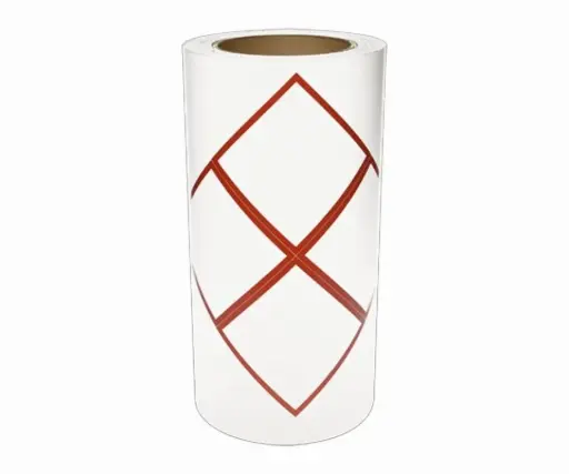 [DLB-K09120M-4I] ROLLO DE ETIQUETAS CONTINUO 9'' X 12' GHS HAZCOM PARA IMPRESORA KODIAK/MAX